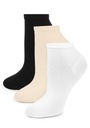 Ponožky dámske nízke bavlnené Marilyn Forte 58 B čierne Hlavná tkanina bavlna