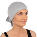 Женский бамбуковый шарф Mikos после химиотерапии, серая шапка-тюрбан
