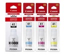 SADA 4x ATRAMENTOV ORIGINÁL GI-41 CMYK GI41 CANON