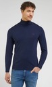 Lee HIGH NECK KNIT Sky Captain TMAVOMODRÁ GOLF REGULAR FIT M Kód výrobcu 112342994