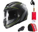 Шлем LS2 FF397 VECTOR FT2 VANTAGE ЧЕРНЫЙ ЖЕЛТЫЙ 3XL