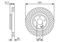 BOSCH 0 986 479 A59 DISQUE DE FREIN photo 2 - milautoparts-fr.ukrlive.com