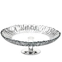 СТЕКЛЯННАЯ ТАРЕЛКА НА НОЖКЕ БЛЮДА ДЛЯ ТОРТА 31см