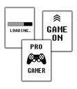 черно-белые постеры игры при загрузке pro player a4