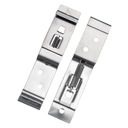 2 Pieces Car Frame Holder Stainless