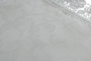 Biały obrus plamoodporny z gipiurą koronką 110X160 Materiał wykonania poliester żakard