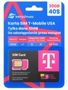 SIM-карта T-Mobile USA с точкой доступа 30 ГБ