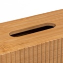 Коробка для салфеток бамбуковая с выдвижным ящиком 15х25.