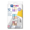 Набор пастелей Fimo Masa 25 г, 12 кубиков Staedtler