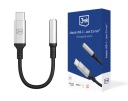Переходник 3МК USB-C — гнездо 3,5 мм, черный, типа «мама»