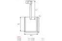 AS-PL ESCOBILLAS - OTROS 8X8X30 