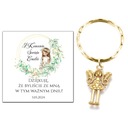 СПАСИБО ГОСТЯМ ПОДАРОК ​​БРЕЛОК С АНГЕЛОМ СУВЕНИРЫ ДЛЯ ПРИЧАСТИЯ