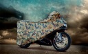 ЧОХОЛ NA МОТОЦИКЛ ДВИГУН CALOROCZNY MILITARY M  фото 4