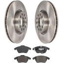 ПЕРЕДНИЕ ДИСКИ + КОЛОДКИ VW PASSAT B6 B7 312MM