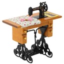 МИНИ ШВЕЙНАЯ МАШИНКА ДЕРЕВЯННАЯ МЕБЕЛЬ МИНИАТЮРЫ