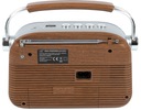 Rádio Retro LTC NIDA bluetooth, AM/FM/MP3/USB/SD Nastavenie frekvencie manuálne