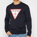 Guess pánska mikina tmavo modrá prémiové logo originál M1RQ37K6ZS1 S Značka Guess