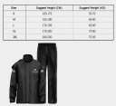 КОМПЛЕКТ ОТ ДОЖДЯ МОТОЦИКЛЕТНЫЙ КУРТКА + ШТАНЫ MOTOWOLF XL  фото 14