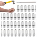 ГВОЗДИ ДЛЯ ПОЛА С РЕЗЬБОЙ, ДВОЙНОЙ ШЛЯПКОЙ, БЕСШОВНЫЕ 100 ШТ.