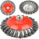 ПРОВОЛОЧНАЯ ЩЕТКА 125 мм M14 СКРУЧЕННАЯ ПРОВОЛОКА, ОБВИТАННАЯ БОКОВОЙ ДИСК СТАЛЬ