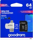 GOODRAM 64GB microSDXC class 10 UHS I + adapter + czytnik Klasy prędkości U1