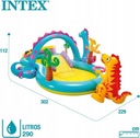 Bazén nafukovací oválny Intex 57135 302x229x112 cm Farba viacfarebná