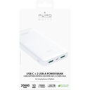 PURO White Fast Charger Power Bank - Power bank dla smartfonów i tabletów 2 Kod producenta 20000MAH