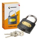 ЧУГУННЫЙ НАВЕСНОЙ ЗАМОК 48 мм, 3 КЛЮЧА, САМОЗАКРЫВАЮЩИЙСЯ