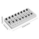 MIDI-контроллер Микшерный MIDI-консоль с 43