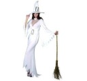 КОСТЮМ БЕЛОЙ ВЕДЬМЫ ХЭЛЛОУИН ВЕДЬМЫ L