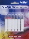 Набор из 6 цветных ручек для плоттера Brother ScanNCut CAPEN1