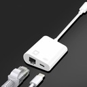 АДАПТЕР USB-C LAN ETHERNET RJ45 PD MacBook Charge