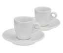 KELA Hrnček na espresso s tanierikom sada 4 ks MATTIA biela KL-12748