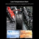 PRZENOSNA КОМПРЕСОР, НАСОС ПОВІТРЯ ЕЛЕКТРИЧНА INFLATOR ШИН 39800 MAH VM  фото 10