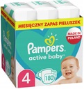 Подгузники Pampers Active Baby размер 4 180 шт.