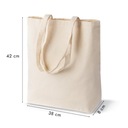 Nákupná taška bavlnená SUPER DIEVČA Veľkosť veľká (veľkosť A4)