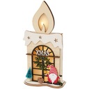 Новогодняя статуэтка WINTER DECORATION MDF LED CHRISTMAS