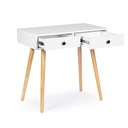 Písací stôl kozmetický toaletný stolík konzola stôl do obývačky Farba nábytku biela
