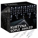 SOPLE 200LED НАРУЖНЫЕ ЛАМПЫ IP44 ПОСТОЯННЫЙ СВЕТ ЗАНАВЕС СВЕТОВАЯ ГИРЛЯНДИЯ