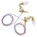 2 шт. Легкі мініатюрні настінні лампи для створення атмосфери в модельній кімнаті замовити в Україні