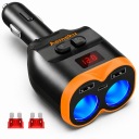 РОЗПОДІЛЮВАЧ ГНІЗДА ПРИКУРЮВАЧА 12-24V 2XUSB-A 1XUSB-C QC 3.0 150W LADOWARK  (18800407613) фото min 8