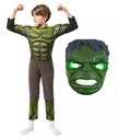 HULK OUTFIT Disguise Muscles СВЕТЯЩАЯСЯ СВЕТОДИОДНАЯ МАСКА 120/130 л