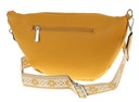 ANTONIO BASILE Elegantná dámska kabelka ľadvinka poštárka AB5578116 Yellow Veľkosť malá (menšia ako A4)