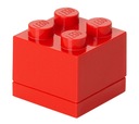 Красный мини-коробочка-кирпичик 4 LEGO универсальный