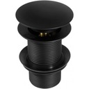 ПРОБКА ДЛЯ УМЫВАЛЬНИКА CLICK CLACK, ЧЕРНАЯ, БЕЗ ПЕРЕЛИВА