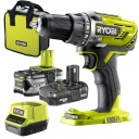 НАБОР ДРЕЛЬ RYOBI ОТВЕРТКА 18В СУМКА +2 БАТАРИКИ