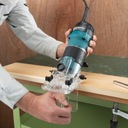 Makita 3712 Frezarka krawędziowa 6mm 530W Zasilanie sieciowe