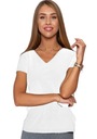Женская футболка MORAJ, классический V-образный вырез, белая, XL
