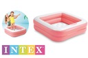 Надувной детский бассейн 85х85 см INTEX розовый