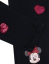 Czarne spodnie jeansowe Myszka Minnie 110 cm Płeć dziewczynki